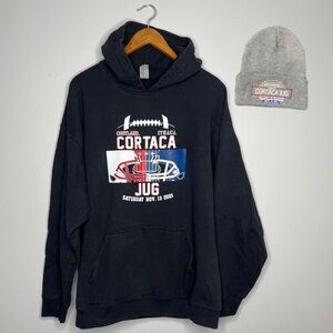 SUNY Cortland Ithaca College Cortaca Jug 2021 Sweatshirt Hoodie & Beanie Hat DD